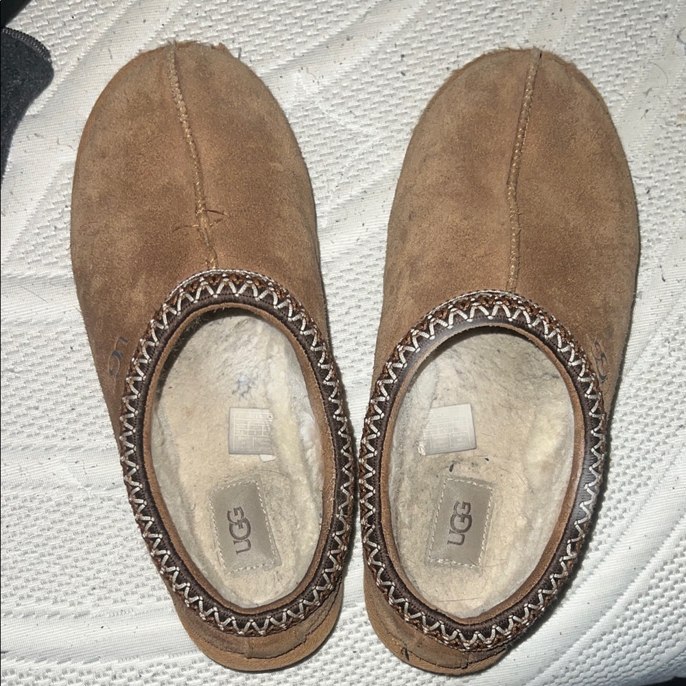 UGG Tan Suede Slip-Ons